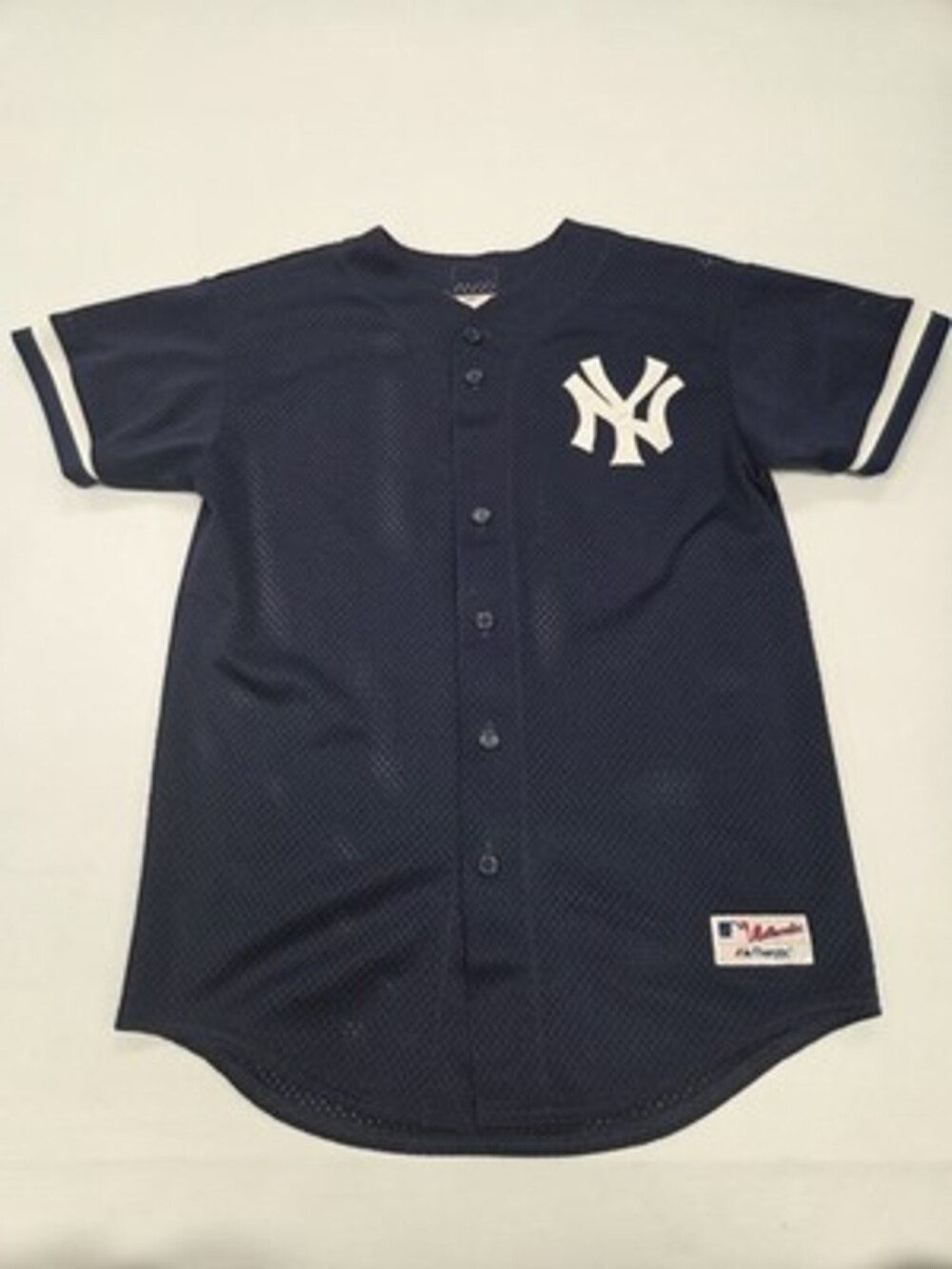 New York Yankees Jersey Majestic Size Youth Large Vintage Made in USA  L